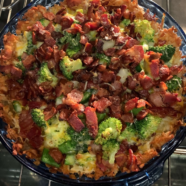 Ham and Hash Brown Quiche