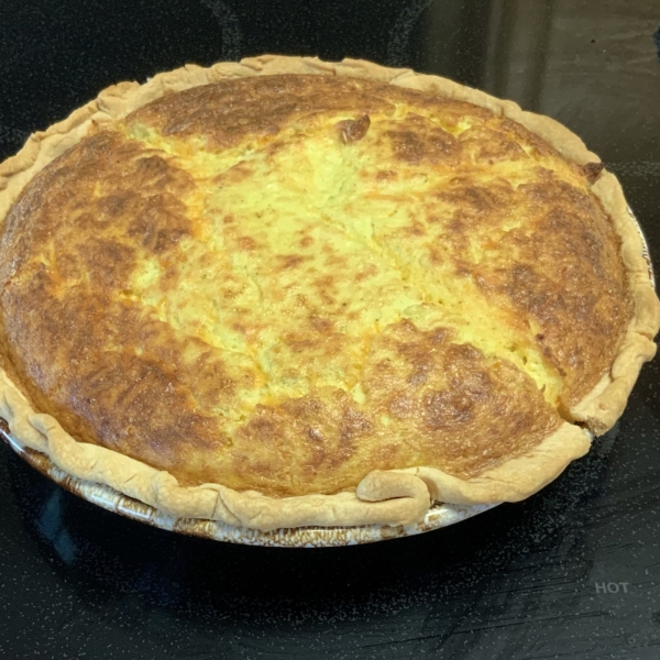 Zucchini Pie with Bacon