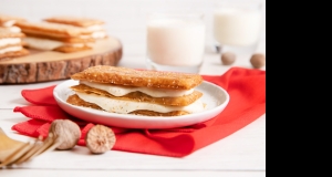 Reduced-Sugar Phyllo Napoleons with Eggnog Cream