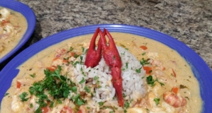 Cajun Crawfish and Shrimp Étouffée