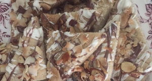 Shortbread Cookies with Chocolate and Almonds