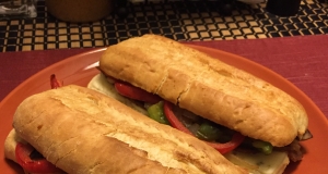 Seitan Philly Cheese Steak Sandwiches