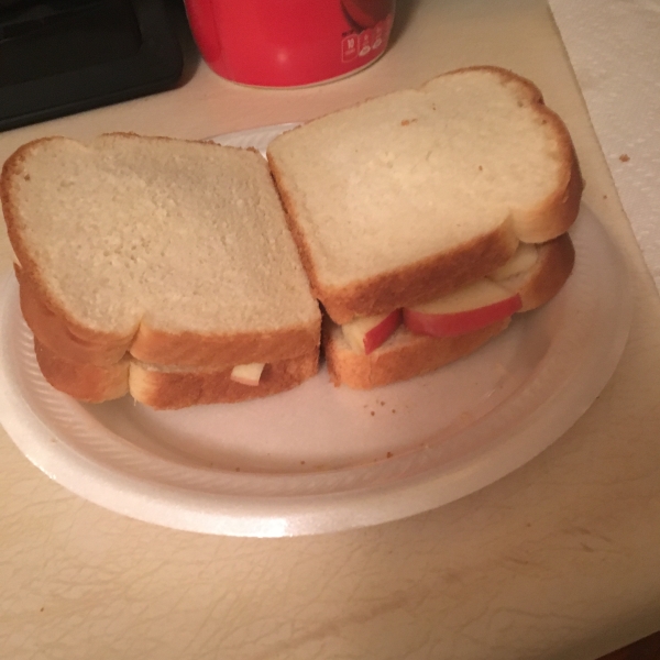 Peanut Butter and Apple Sandwich