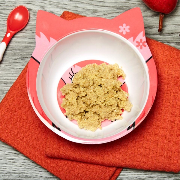 Eggy Pear and Oatmeal Scramble
