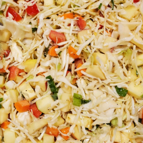 Easy Apple Coleslaw