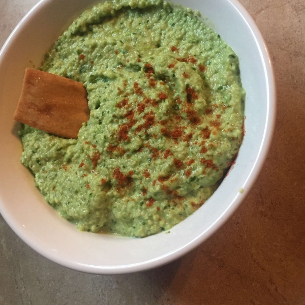 Cilantro Edamame Hummus