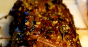 Herb and Garlic Roast Tenderloin with Creamy Horseradish Sauce