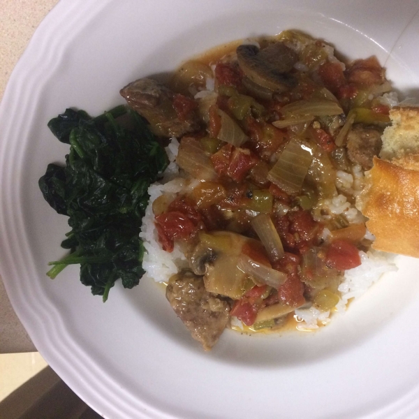 Beef, Green Chili, and Tomato Stew