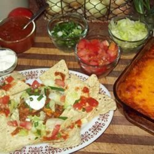 Layered Nacho Bake
