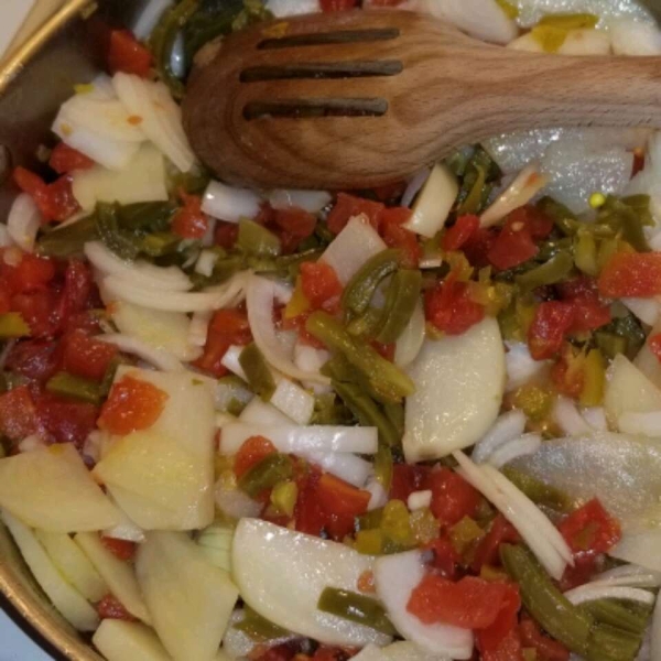 Nopalitos Con Papas