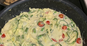 Zucchini Noodle Alfredo