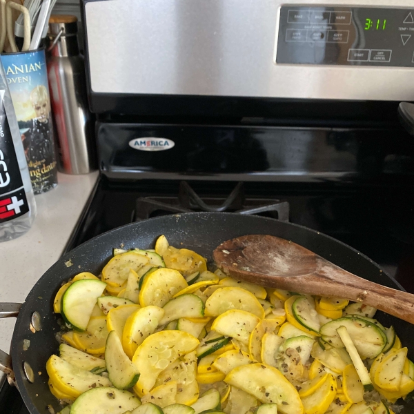 Sautéed Patty Pan Squash