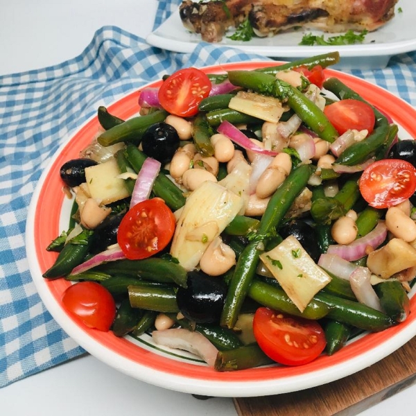 Cold Green Bean and Artichoke Salad