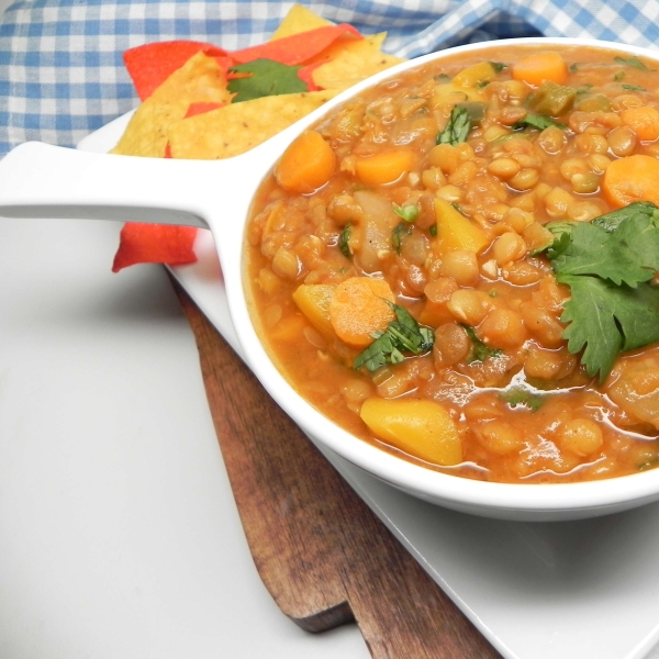 Instant Pot Mexican Lentil Soup