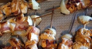 Bacon Ranch Chicken Skewers