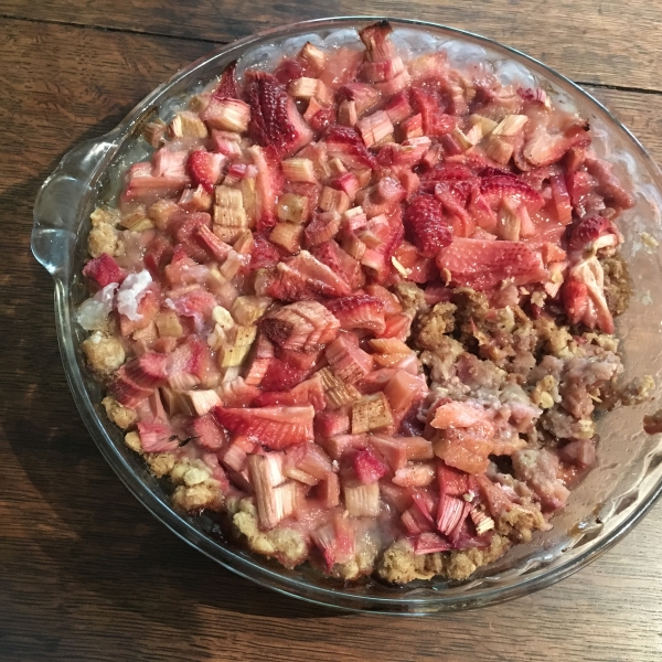 First Prize Strawberry Rhubarb Crisp