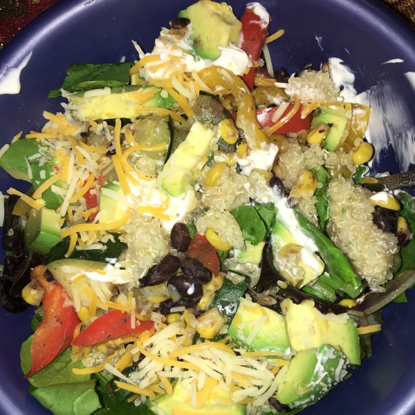 Vegan Quinoa and Guac Bowl