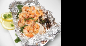 Shrimp in Foil