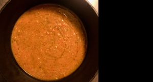 Roasted Pepper and Lentil Soup