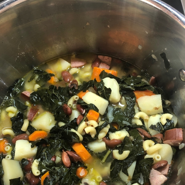 Easy Portuguese Kale Soup