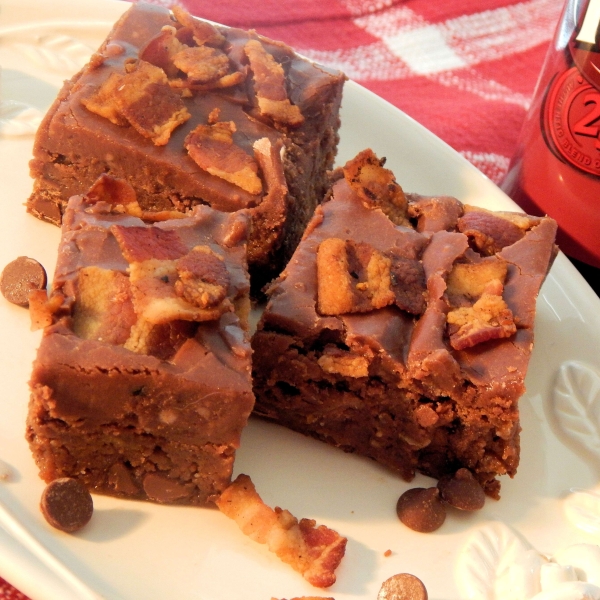 Dr Pepper® Bacon Brownies