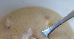Easy Chicken and Corn Chowder