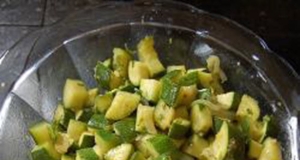 Vegan Zucchini Salad