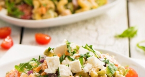 Catelli Bistro Rainbow Pasta Salad with Lemon Tahini Dressing