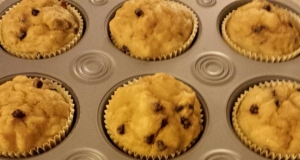 Coconut Flour Banana Muffins with Chocolate Chips
