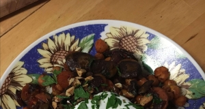 Crispy Chickpea Grain Bowl with Lemon Yogurt