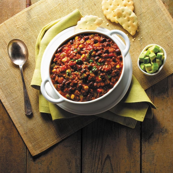 Quinoa and Black Bean Chili from GOYA®