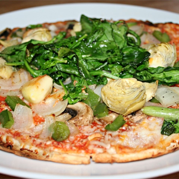 Garlic and Artichoke Pizza