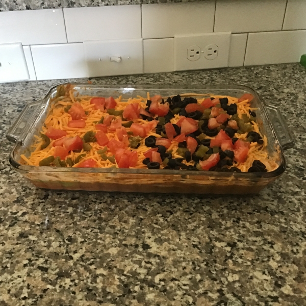 Seven Layer Tex Mex Dip