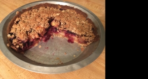 Peach-Blueberry Streusel Tart