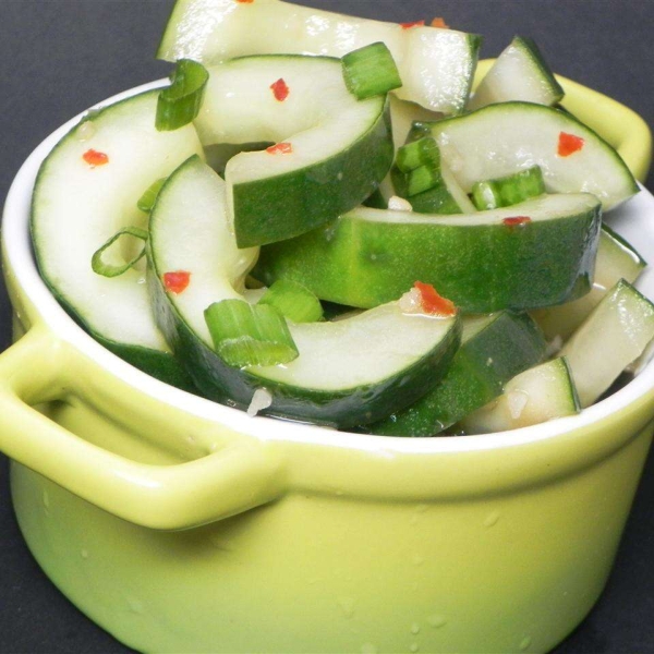 Spicy Asian-Style Cucumbers