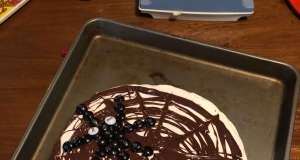 Spiderweb Pumpkin Cheesecake