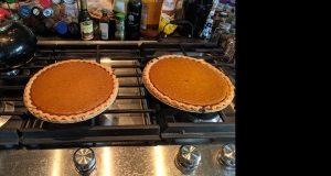 Grandma's Sweet Hubbard Squash Custard Pie