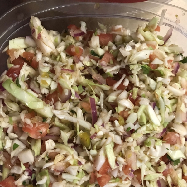 Pico de Gallo with Cabbage (Mexican Coleslaw)