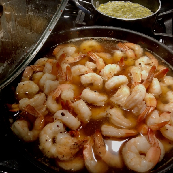 Texas Boiled Beer Shrimp