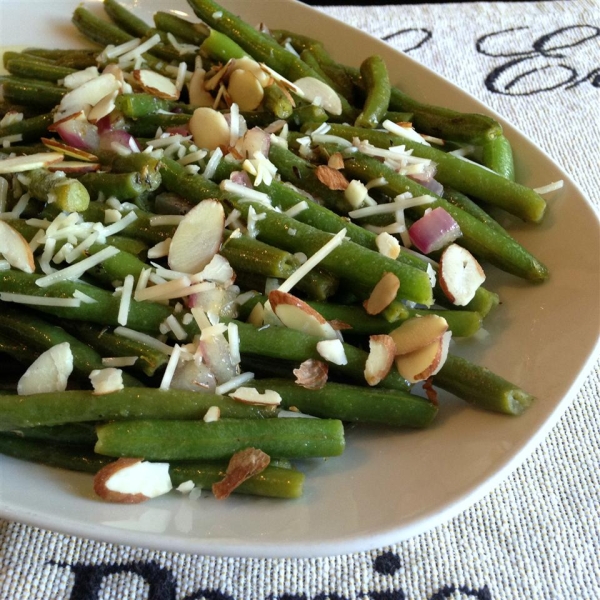 Green Beans with Warm Dijon Vinaigrette