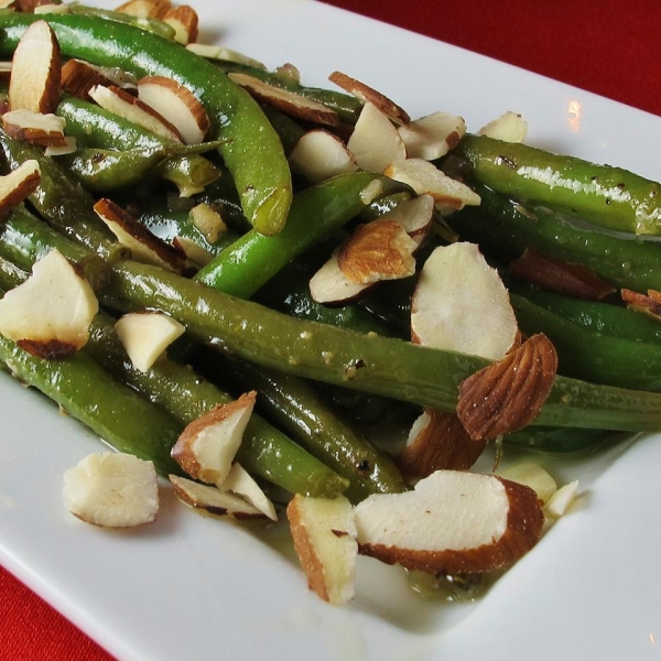 Green Beans with Warm Dijon Vinaigrette