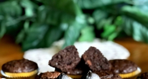 Black Garlic Chocolate Muffins