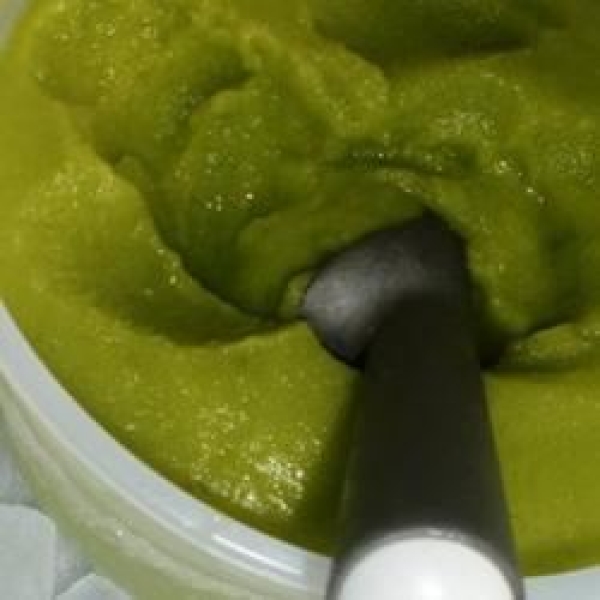 Pineapple and Basil Sorbet