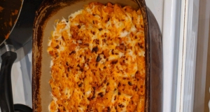 Tomato and Bacon Pasta Bake