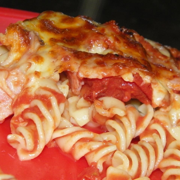 Tomato and Bacon Pasta Bake