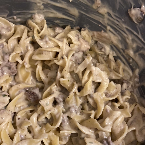Quick and Easy Hamburger Stroganoff