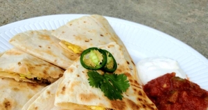 Spicy Breakfast Quesadillas