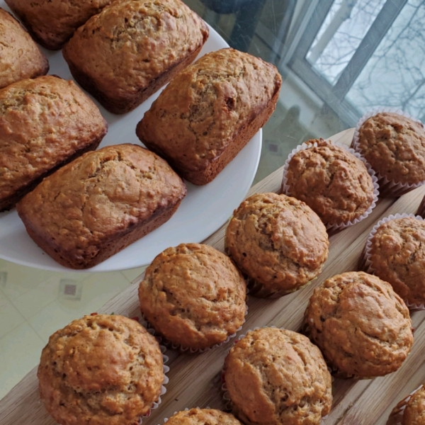 Banana Oat Muffins