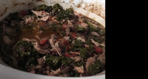 Smoked Paprika Chicken, Kale, and Bean Stew