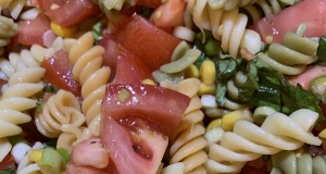 Pasta with Fresh Tomatoes and Corn